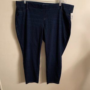 Amazon Essentials Woman's XXL Short Pull- on Knit Jegging in Navy Blue